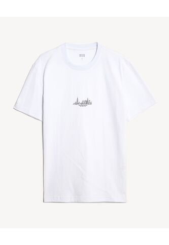 Camiseta Para Hombre Manga Corta Cuello Redondo Color Blanco Marca Seven Seven #45092746 Seven Seven