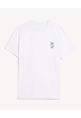 Camiseta Para Hombre Manga Corta Cuello Redondo Color Marfil Marca Seven Seven #45092783 Seven Seven