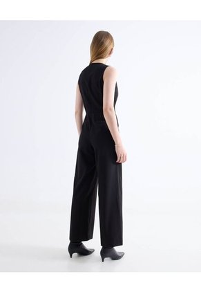 Enterizo  Para Mujer Manga Sisa Color Negro Marca Seven Seven #28320449