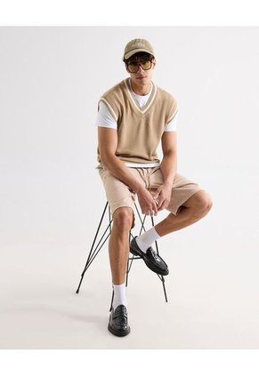 Camiseta Para Hombre Manga Corta Cuello Redondo Color Blanco Marca Seven Seven #45092746