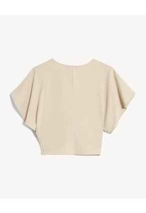 Blusa Para Mujer Manga Corta Color Crema Marca Seven Seven #28124109