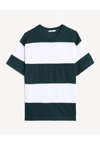Camiseta Relaxed  Para Hombre Verde Seven Seven Seven Seven