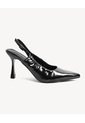 Tacones Punta Cerrada  Para Mujer Negro Seven Seven de Seven Seven