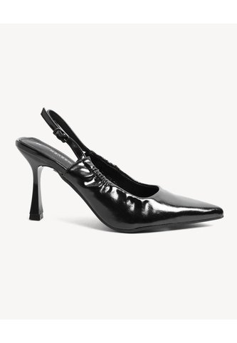 Tacones Punta Cerrada  Para Mujer Negro Seven Seven Seven Seven