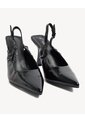 Tacones Punta Cerrada  Para Mujer Negro Seven Seven de Seven Seven