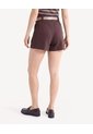 Short Sastre Con Cinturón  Para Mujer Café Seven Seven de Seven Seven