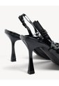 Tacones Punta Cerrada  Para Mujer Negro Seven Seven de Seven Seven