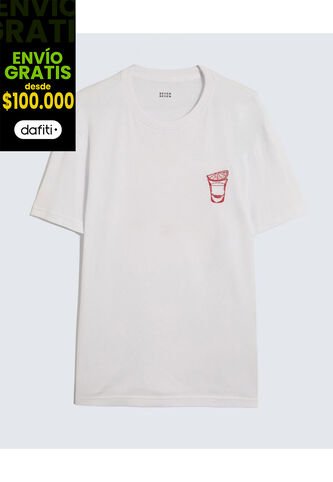 Camiseta Para Hombre Manga Corta Cuello Redondo Color Blanco Marca Seven Seven #45092740 Seven Seven