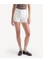 Short Mom Off White  Para Mujer Crudo Seven Seven de Seven Seven