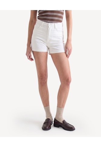 Short Mom Off White  Para Mujer Crudo Seven Seven Seven Seven
