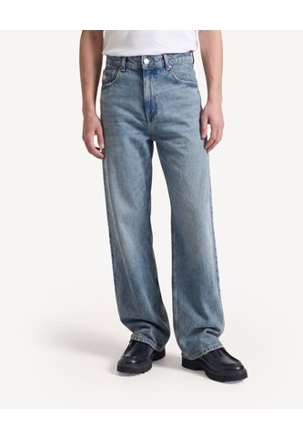 Jean Loose Fit Dirty  Para Hombre Azul Seven Seven Seven Seven