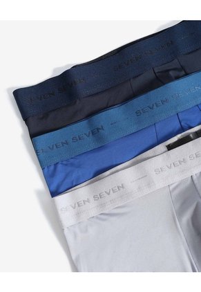 Bóxer Medio Colores Sólidos Pack X3 X3 Para Hombre Surtido Seven Seven
