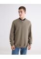 Buzo Regular Cuello V  Para Hombre Verde Seven Seven de Seven Seven