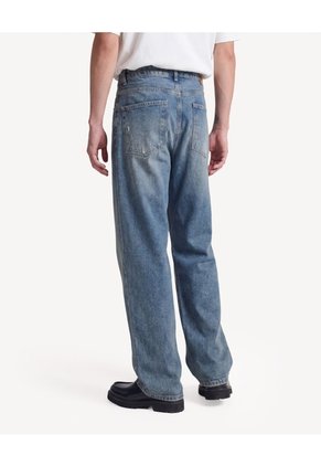 Jean Loose Fit Dirty  Para Hombre Azul Seven Seven