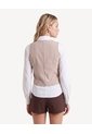 Chaleco Escote En V  Para Mujer Taupe Seven Seven de Seven Seven