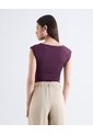 Camiseta Recogidos Laterales  Para Mujer Vino Seven Seven de Seven Seven