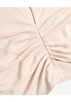 Blusa Para Mujer Manga Larga Color Beige Marca Seven Seven #28124112