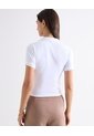 Polo Con Detalles Tejidos  Para Mujer Blanco Seven Seven de Seven Seven