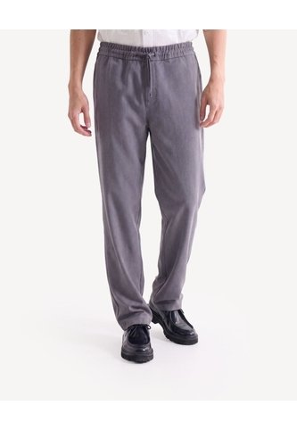 Pantalón Cintura Ajustable  Para Hombre Gris Seven Seven Seven Seven