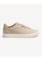 Tenis Deportivos Suela Plana  Para Hombre Beige Seven Seven de Seven Seven