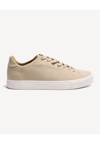 Tenis Deportivos Suela Plana  Para Hombre Beige Seven Seven Seven Seven
