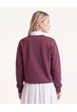 Buso Cuello Redondo Con Pedrería  Para Mujer Vino Seven Seven de Seven Seven