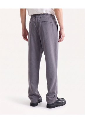 Pantalón Cintura Ajustable  Para Hombre Gris Seven Seven
