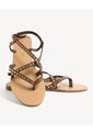 Sandalias Correas Ajustables  Para Mujer Camel Seven Seven de Seven Seven