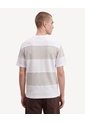 Camiseta Bloques Bicolor  Para Hombre Crudo Seven Seven de Seven Seven