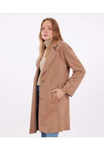 Chaqueta Para Mujer Abrigo Color Cafe  Marca Seven Seven #28080890 Seven Seven