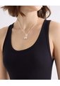 Vestido Midi Escote Redondo  Para Mujer Negro Seven Seven de Seven Seven
