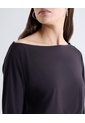 Blusa Escote Ojal Ajustable  Para Mujer Negro Seven Seven de Seven Seven