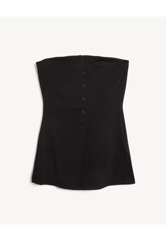 Camiseta Para Mujer Straple Color Negro Marca Seven Seven #28096484 Seven Seven