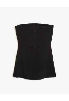 Camiseta Para Mujer Straple Color Negro Marca Seven Seven #28096484