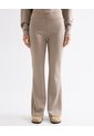 Pantalón Flare Tiro Alto  Para Mujer Taupe Seven Seven de Seven Seven