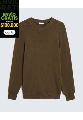 Saco Para Hombre Cuello Redondo Color Verde Marca Seven Seven #45330248 Seven Seven