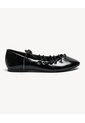 Baletas Punta Redondeada  Para Mujer Negro Seven Seven de Seven Seven