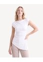 Camiseta Recogida  Para Mujer Crudo Seven Seven de Seven Seven