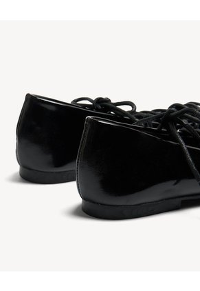 Baletas Punta Redondeada Para Mujer Negro Seven Seven