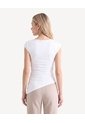 Camiseta Recogida  Para Mujer Crudo Seven Seven de Seven Seven