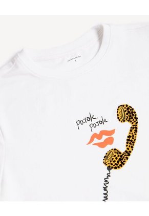 Camiseta Para Mujer Manga Corta Cuello Redondo Color Crudo Marca Seven Seven #28096535