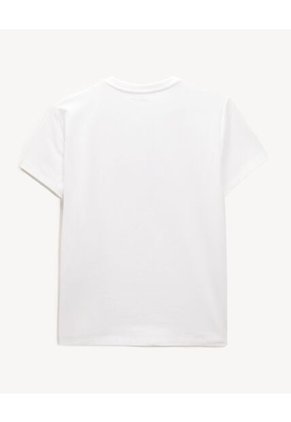 Camiseta Para Mujer Manga Corta Cuello Redondo Color Crudo Marca Seven Seven #28096535