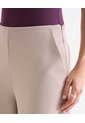 Pantalón Tiro Alto Bota Amplia  Para Mujer Taupe Seven Seven de Seven Seven