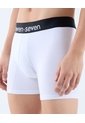 Pack X 3 Bóxer Medio X3 Para Hombre Blanco Seven Seven de Seven Seven