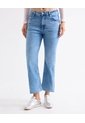 Jean Cropped Flare Desgastado  Para Mujer Azul Seven Seven de Seven Seven