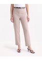 Pantalón Chino Con Cinturón  Para Mujer Beige Seven Seven de Seven Seven
