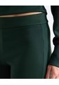 Pantalón Flare Tiro Alto  Para Mujer Verde Seven Seven de Seven Seven