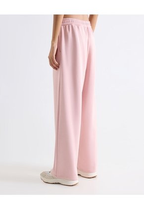 Pantalón Sudadera Encauchada  Para Mujer Rosado Seven Seven