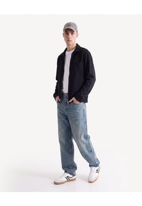 Jean Loose Taper  Para Hombre Azul Seven Seven