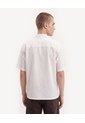 Camisa Resort Bordada  Para Hombre Blanco Seven Seven de Seven Seven